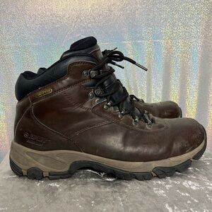 Hi-Tec waterproof boots working brown work boots shoes black dri-tech altitude